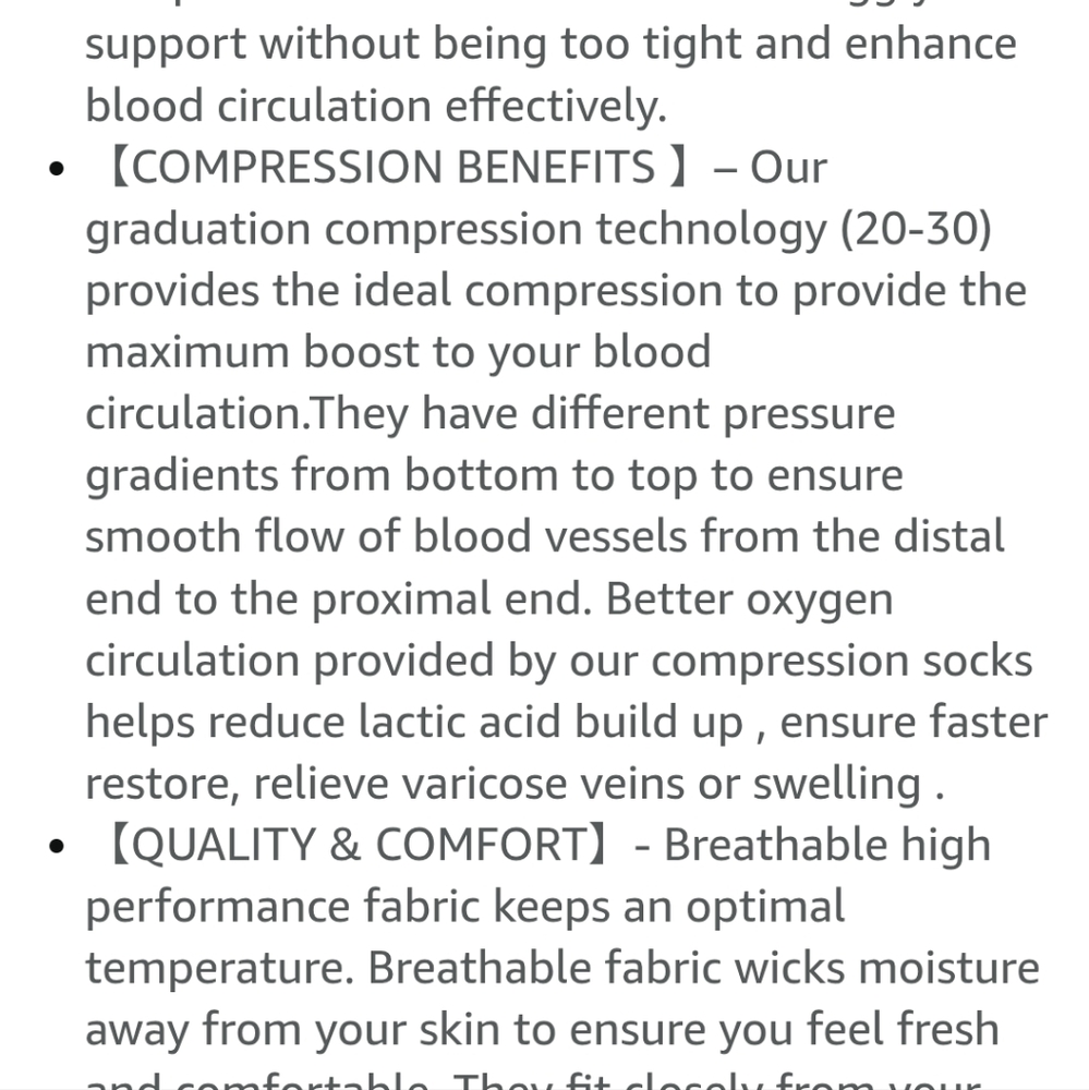 Compression Socks 3 pair - Picture 6 of 7